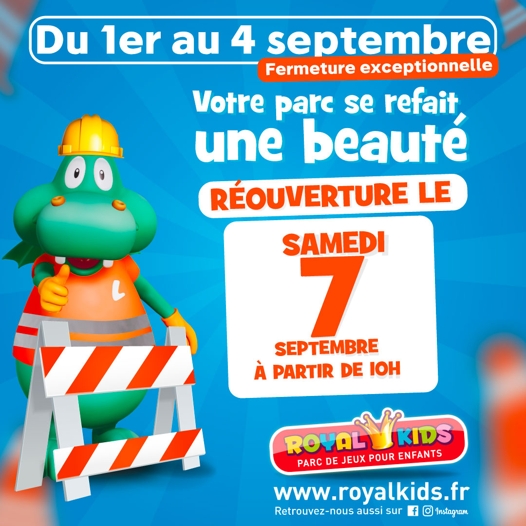 Visuels 'Fermeture Exceptionnelle'