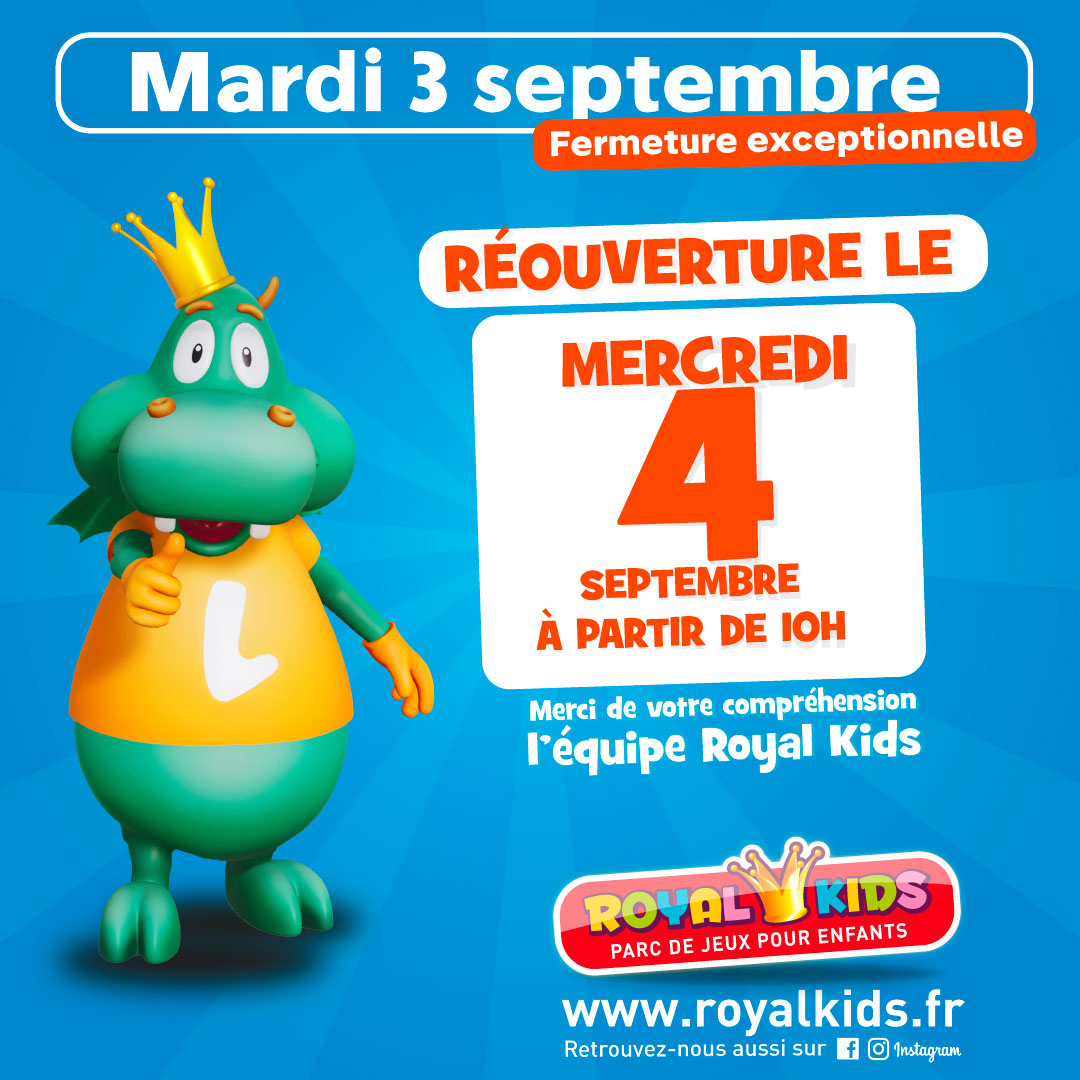 Visuels 'Fermeture Exceptionnelle' 